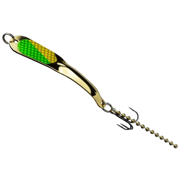 Iron Decoy Steely 4 Lure 3.5'', Gold/Yellow Green, 1/2 oz