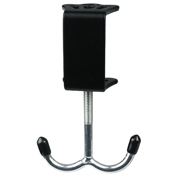 Iron Desk Hanger Hooks, Loetky Under Headset Stand For Office, Computer Desk, On Under Desk Backpack Hook With Adjustable Arm Clamp, A Table Hook, 9*3Cm