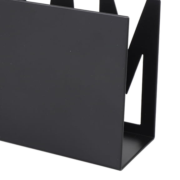 Iron Desktop Mail Organizer with Cutout, 5.91x2.17x3.74 Inch Paper Sorter for Bills and Letters metal Papers