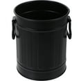 Iron Desktop Trash Can Countertop Trash Stationery Desktop Iron Can
