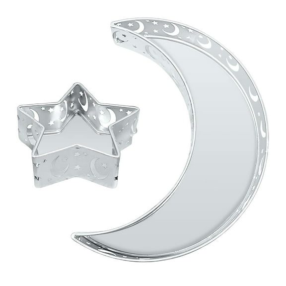 Iron Dessert Tray with Moon and Star Snacks Tray Fruit Tray Party Table Decoration for Elegant Table Setting