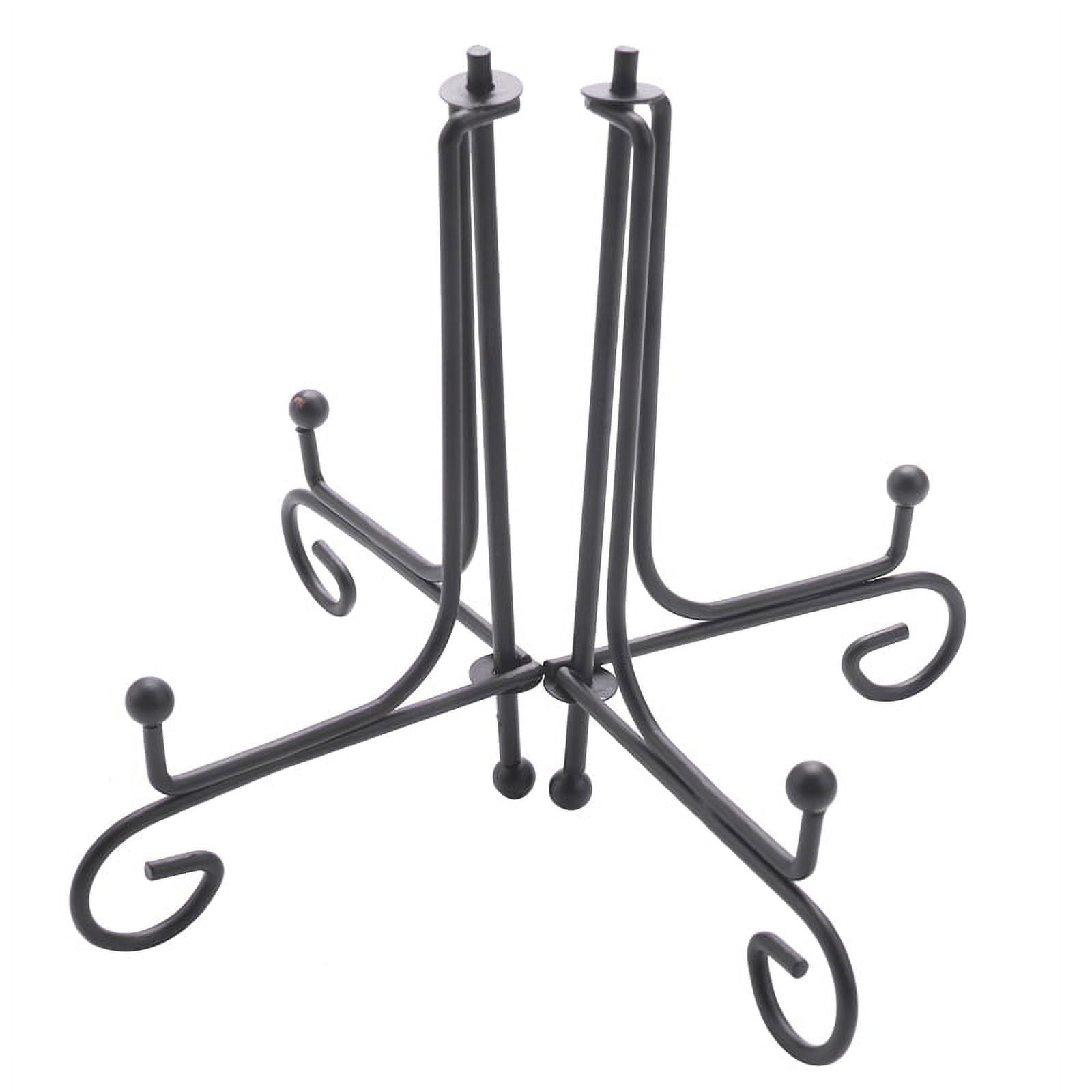 ()Iron Display Stand, Easel Plate Photo Holder Displays Frames