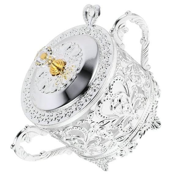 Iron Dried Fruit Food Glass Sugar Bowl Kitchen Spice Empty Jar Canister Spices Dispenser Assoccories