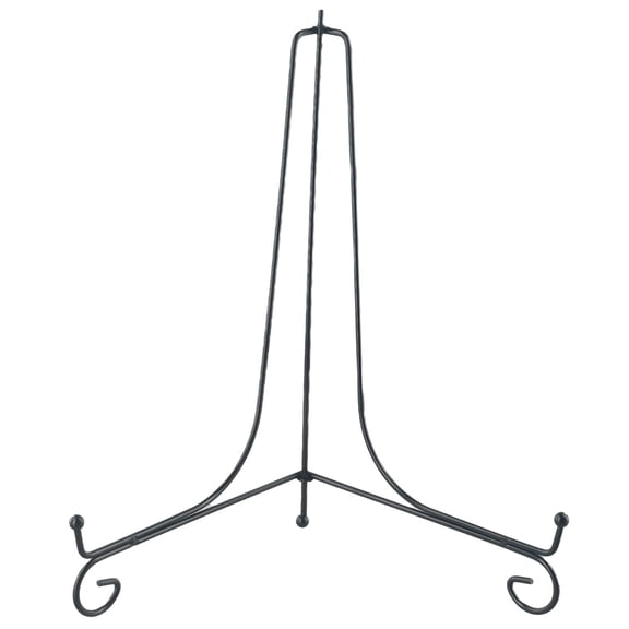 Iron Easel for Plates, Photos, and Displays Sturdy Stand for Home and Event Use (12 inches)
