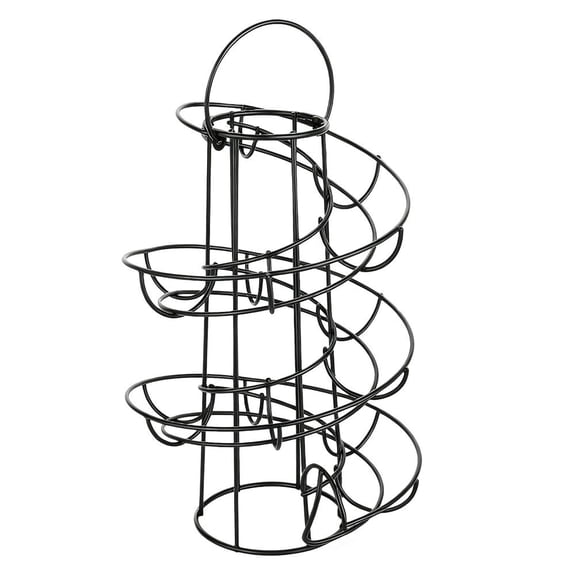 Iron Egg Dispenser with Intelligent Rolling Design for Kitchen and Refrigerator Storage