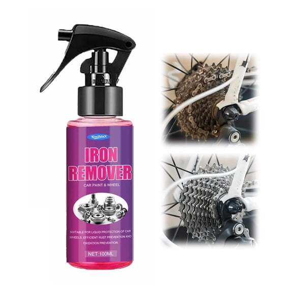 Iron Eraser Rust Remover Spray, Car Rim Reactor Wheel Cleaner Spray, 2026 New Iron Eraser Irons and Rust Remover for Car Wheels and Paint, Professional Automotive Cleaning