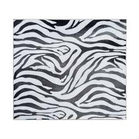 Iron Faux Zebra Skin Wall Tile - Small