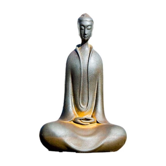 Iron Feng Shui Buddha Statue for Home Decor, Showcasing Eastern Culture and Bringing Tranquility