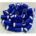 thumbnail image 1 of Iron Ferrules - Blue with Silver and White Rings - 1 Inch, 1 of 1