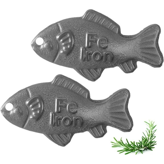 Iron Fish,Add Natural Sources, Effective and Safe Cooking Tool, 2Pack
