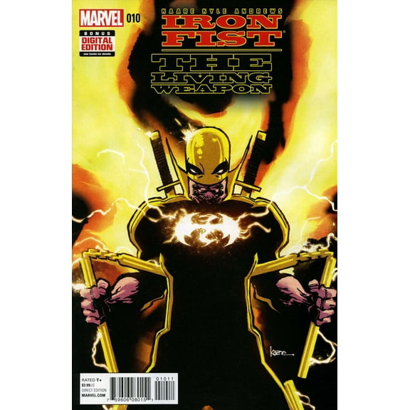 Iron Fist: The Living Weapon #10 VF ; Marvel Comic Book
