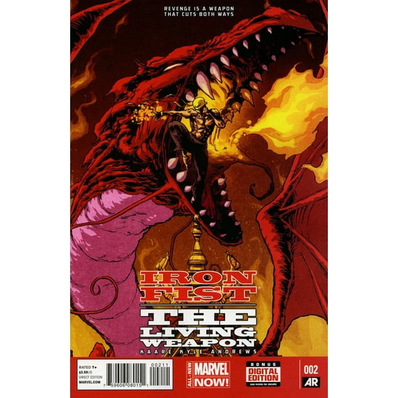 Iron Fist: The Living Weapon #2 VF ; Marvel Comic Book