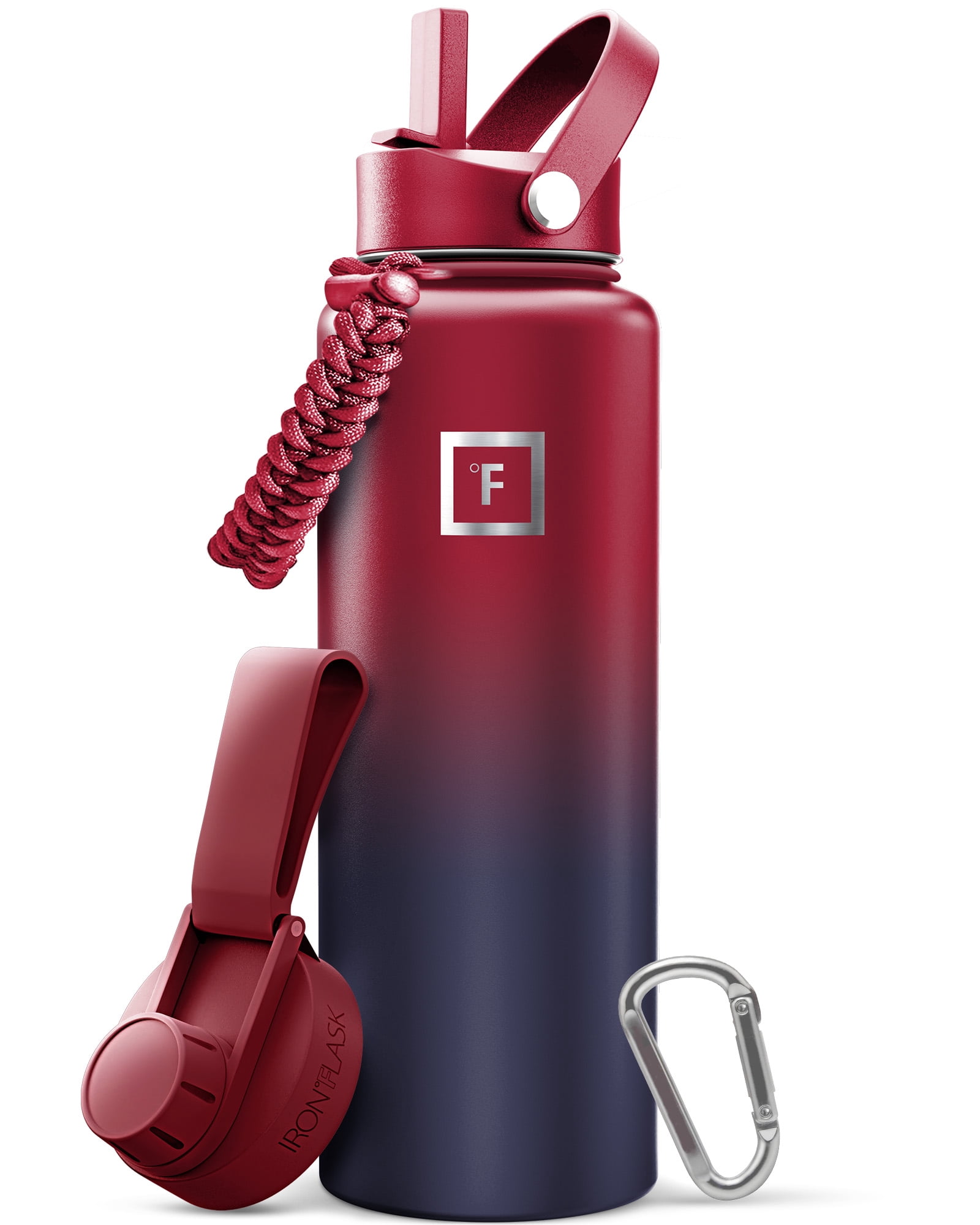 Iron Flask 40 oz Twilight Blue Stainless Steel Water Bottle