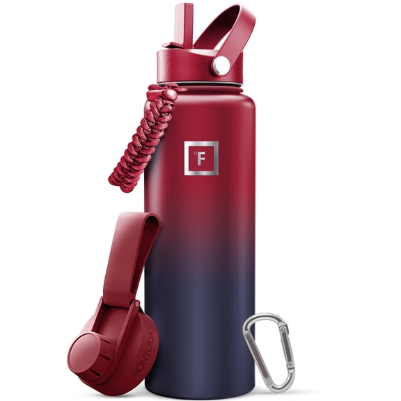 Iron Flask 40 oz Dark Rainbow Stainless Steel Water Bottle