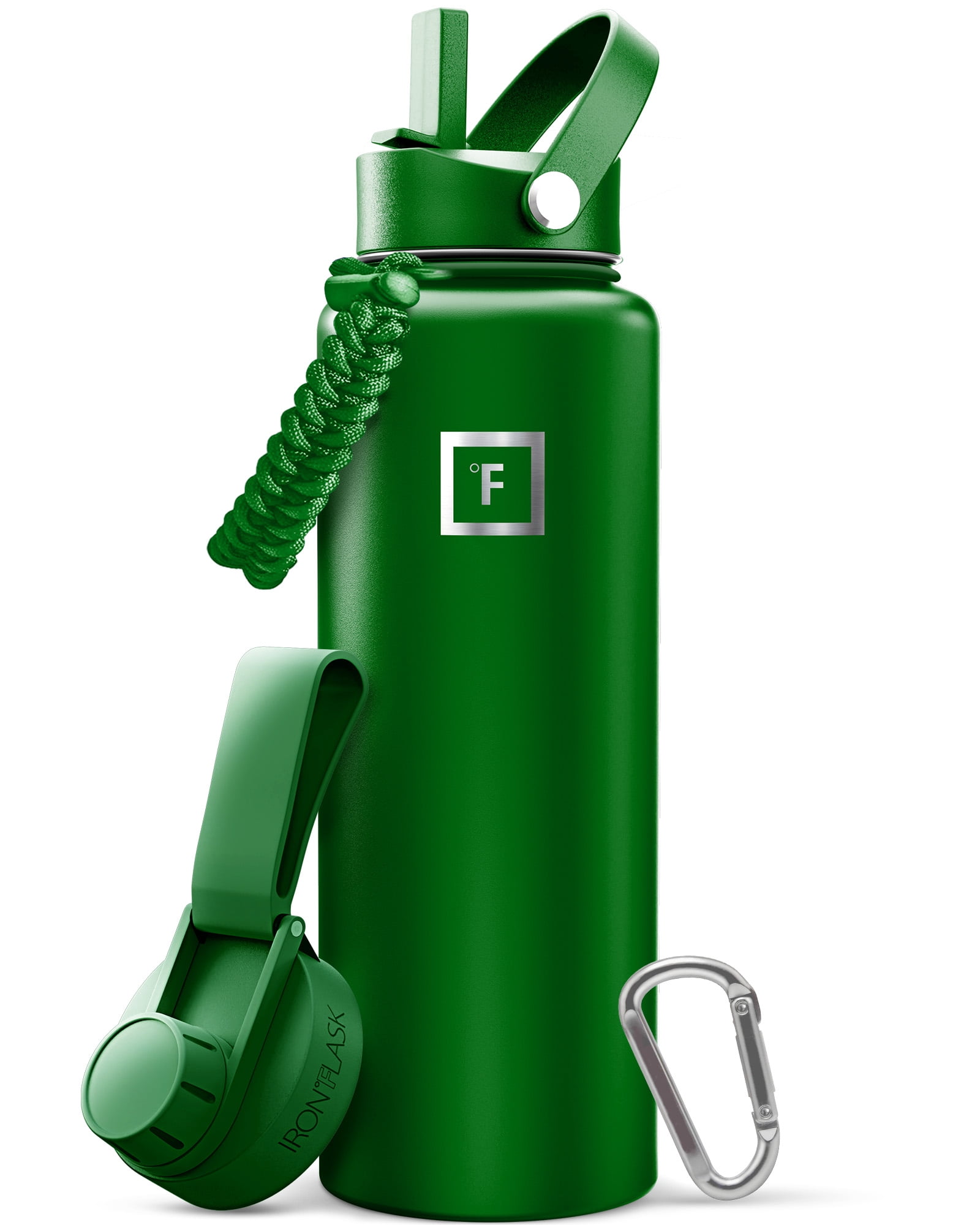 Iron Flask 40 oz Neutral Green Stainless Steel Water Bottle