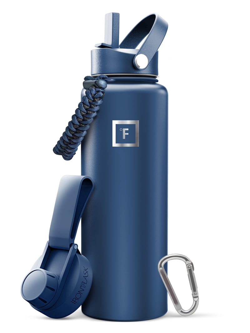 Iron Flask 40 oz Twilight Blue Stainless Steel Water Bottle