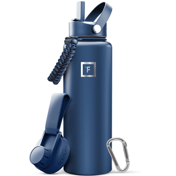 Iron Flask 40 oz Twilight Blue Stainless Steel Water Bottle