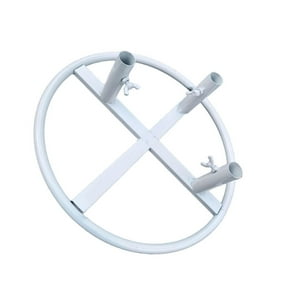 Iron Flower Poles Base Holder Floor Standing Flower Display Base with Adjustable 3 Middle Hole Wedding Florist Essential