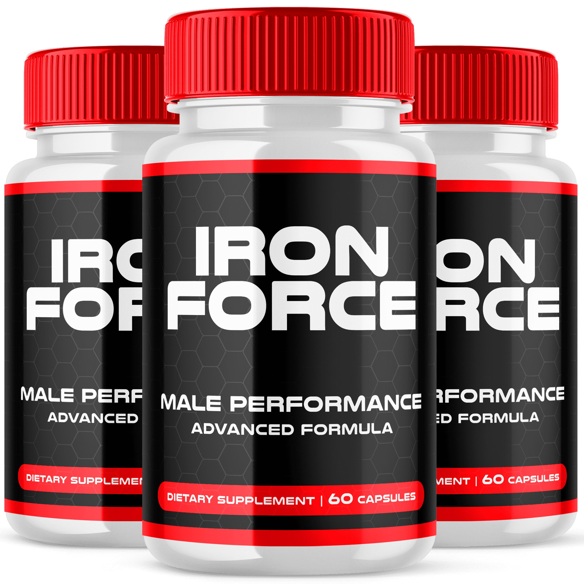 Iron Force Mens Support Formula Pills Advanced Supplement 90 Servings