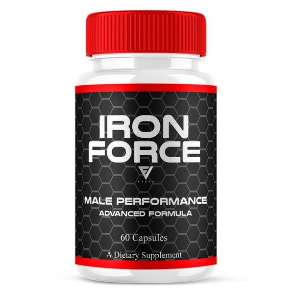 Iron Force Performance Capsules, IronForce Advanced Daily Energy Pills (60 Capsules)