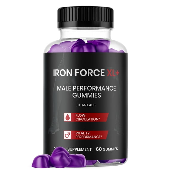 Iron Force XL+ ACV Gummies Advanced Formula Vitamin Supplement IronForce XL+ 60 Gummies
