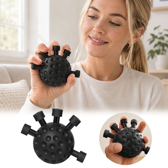 Iron Forearm Trainer Ball, Hand Grip Strength Exerciser for Wrist & Forearm Workout, Fitness Training Equipment