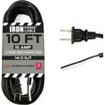 Iron Cable 15 Amp Replacement Power Cord 2 Prong Polarized Plug