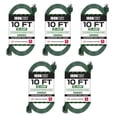 thumbnail image 1 of Iron Forge Cable 5 Pack Weatherproof 10 Ft Outdoor Extension Cord - 16/3 SJTW Heavy Duty Green Extension Cord 3 Prong - 13 Amp Exterior Power Cable, 1 of 7