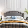 thumbnail image 1 of Iron Frame, Nailhead Trim | Traditional to Shabby Chic Styles, Add Warmth to Bedroom, 1 of 2