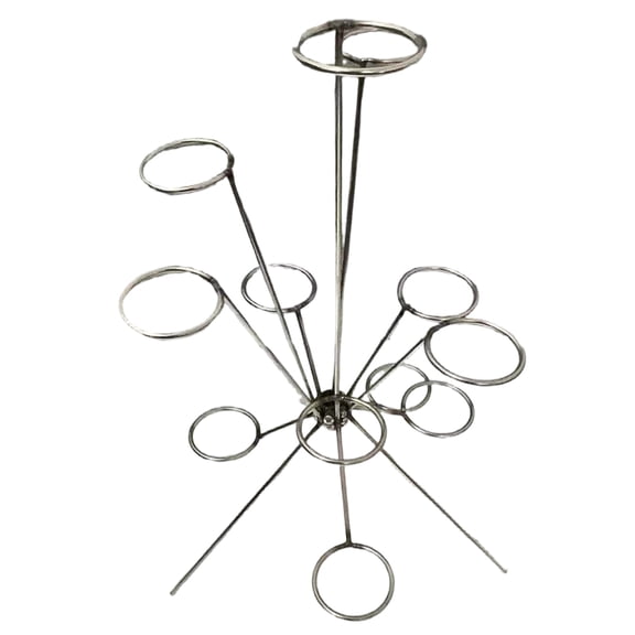 Iron Fruit Stand,Metal Banana Holder for Kitchen Counter Fruit Display