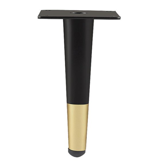 Iron Furniture Legs Right Angle Support Table Feet with Anti-slip Foot Pad