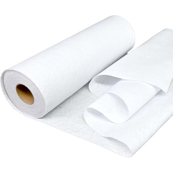 Iron- Fusible Fleece, 11.8 Inches x 10 Yard Lightweight -Sided Loft Fusible Fleece Interfacing for Sewing for DIY, Craft, Quilted Bags, Quilts, Clothes, and Pants.
