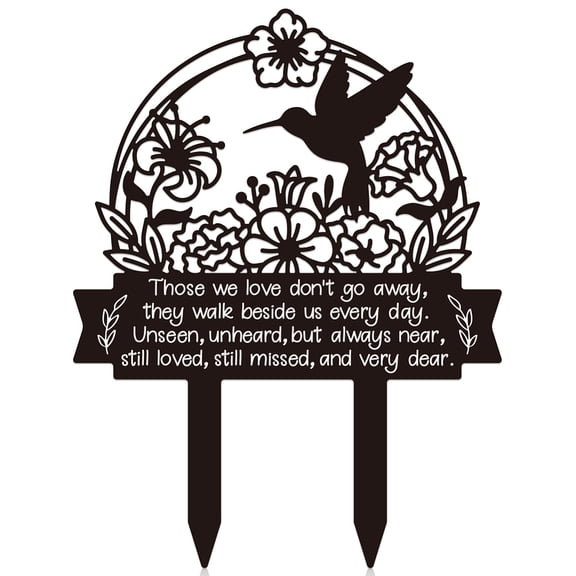 Iron Garden Memorial Plaques Bird 300x230x1mm DIY