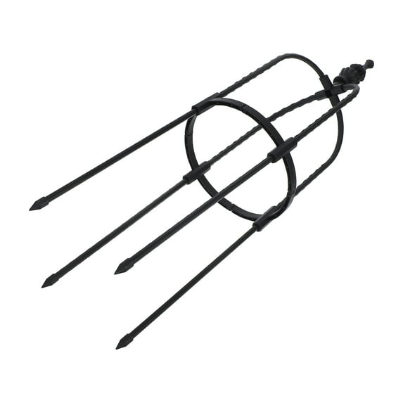 DRAFIDEEP Flower Garden Trellis Obelisk Trellis Stainless Steel Black 1Set