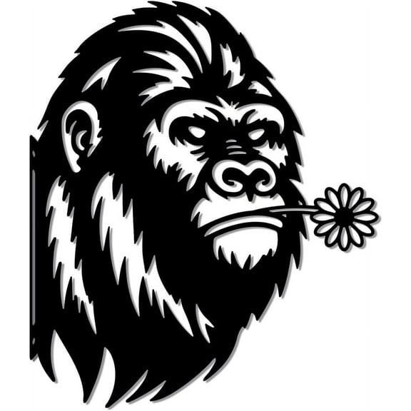 Iron Garden Stakes for Outdoor Garden Decoration Raccoon 280x255x1.2mm