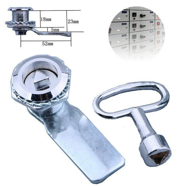 Iron Gas Electric Meter Cam Lock And Key Kit for Door Box Latch