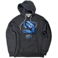 thumbnail image 1 of Iron Giant Giant And Hogarth Unisex Adult Slim Fit Pull-Over Heather Hoodie, Charcoal, Small, 1 of 5
