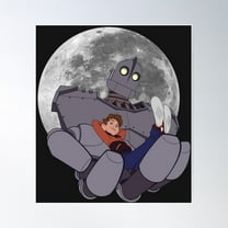 Iron Giant Poster Wall Art, Modern Wall Decor For Living Room Bedroom, 8x12 UNFRAMED