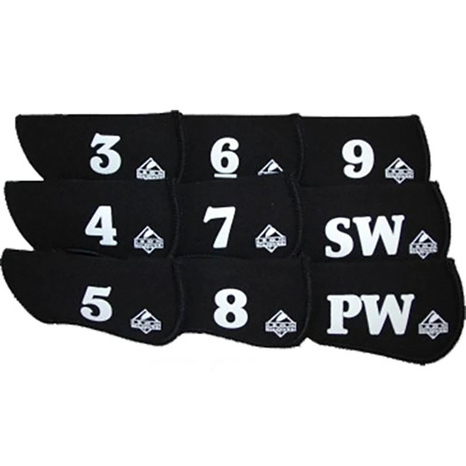 ProActive Sports Golf Neoprene Set Black Headcover New