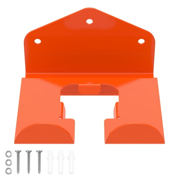 Iron Grass Eater Hanger Waterproof Strong Load Bearing Grass Trimmer Rack Easy to Install Rust Proof Garage Wall Trimmer Rack for Garage Shed Garden Organization