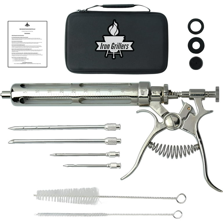 Iron Grillers™ - Flavor Enhancement Professional Meat Injector Gun Kit –  Iron Grillers