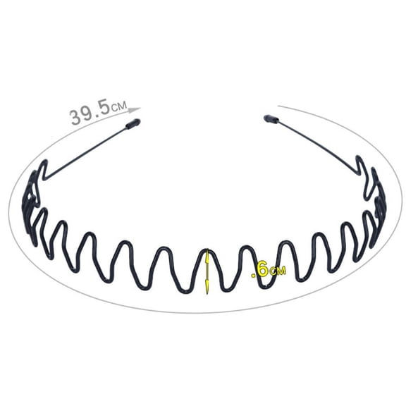 Iron Hairband Headband, Invisible Sport Simple Hairband for Man and Women