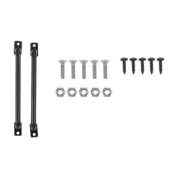 Iron Handle Pull Rod Linkage Set Compatible for 1/10 Remote Control Crawlers Car Sturdy and Easy to Install
