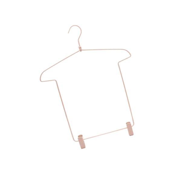 Iron Hanger Set For Clothes And Trousers Nonslip Coated Clips Body Shape Coat Rack Heavy Duty Garments Holder