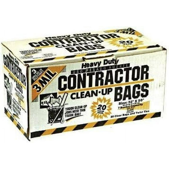 Iron Hold Contractor Clean- Up Bags Residential Use, Standard Application