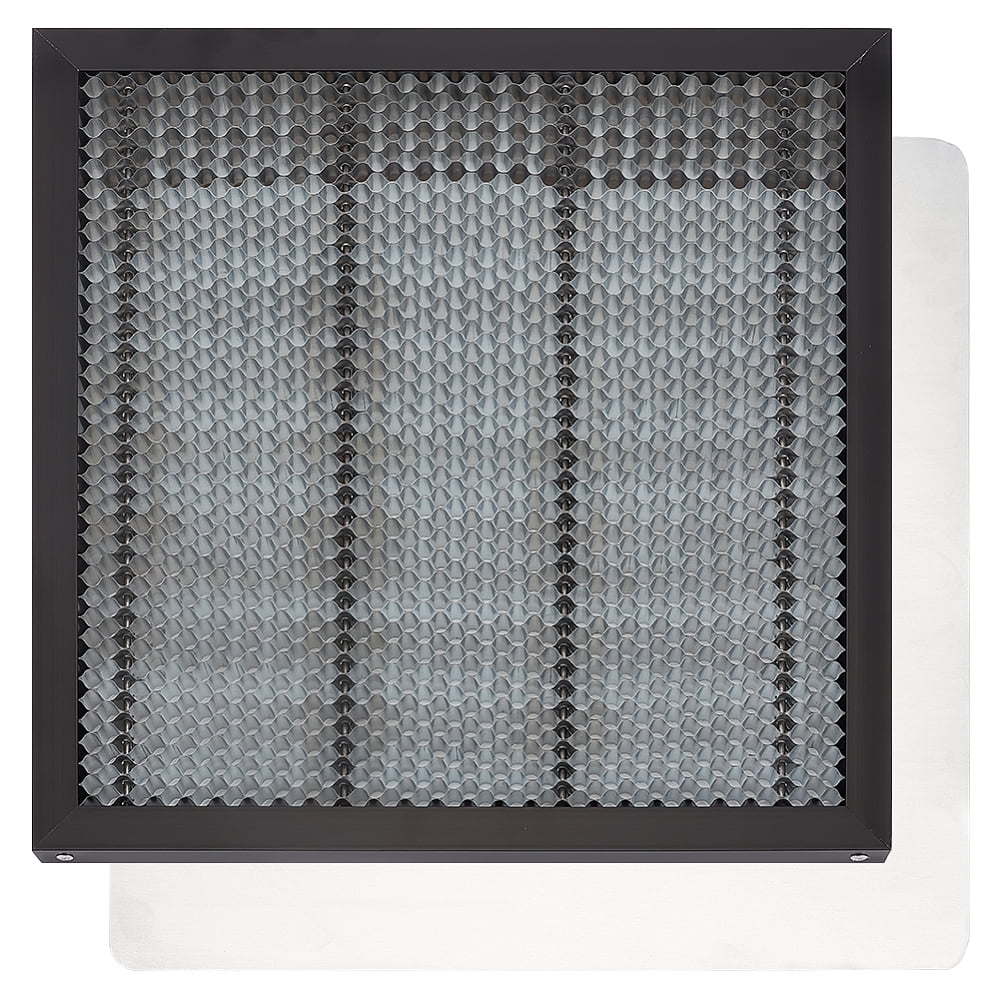 Iron Honeycomb Laser Bed Honeycomb Working Table Honeycomb Panel with Aluminum Bottom for Laser Cutting Square Platinum 400x400x0.5mm for making