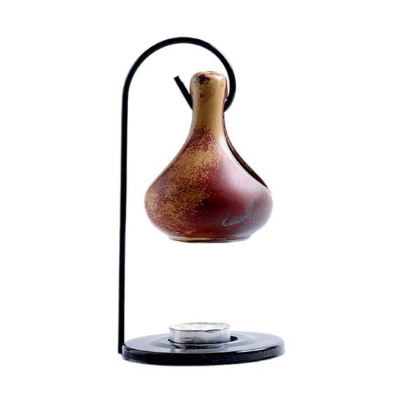 Iron Hook Ceramics Oil Diffuser with Tealight Holder for Relaxing Ambiances