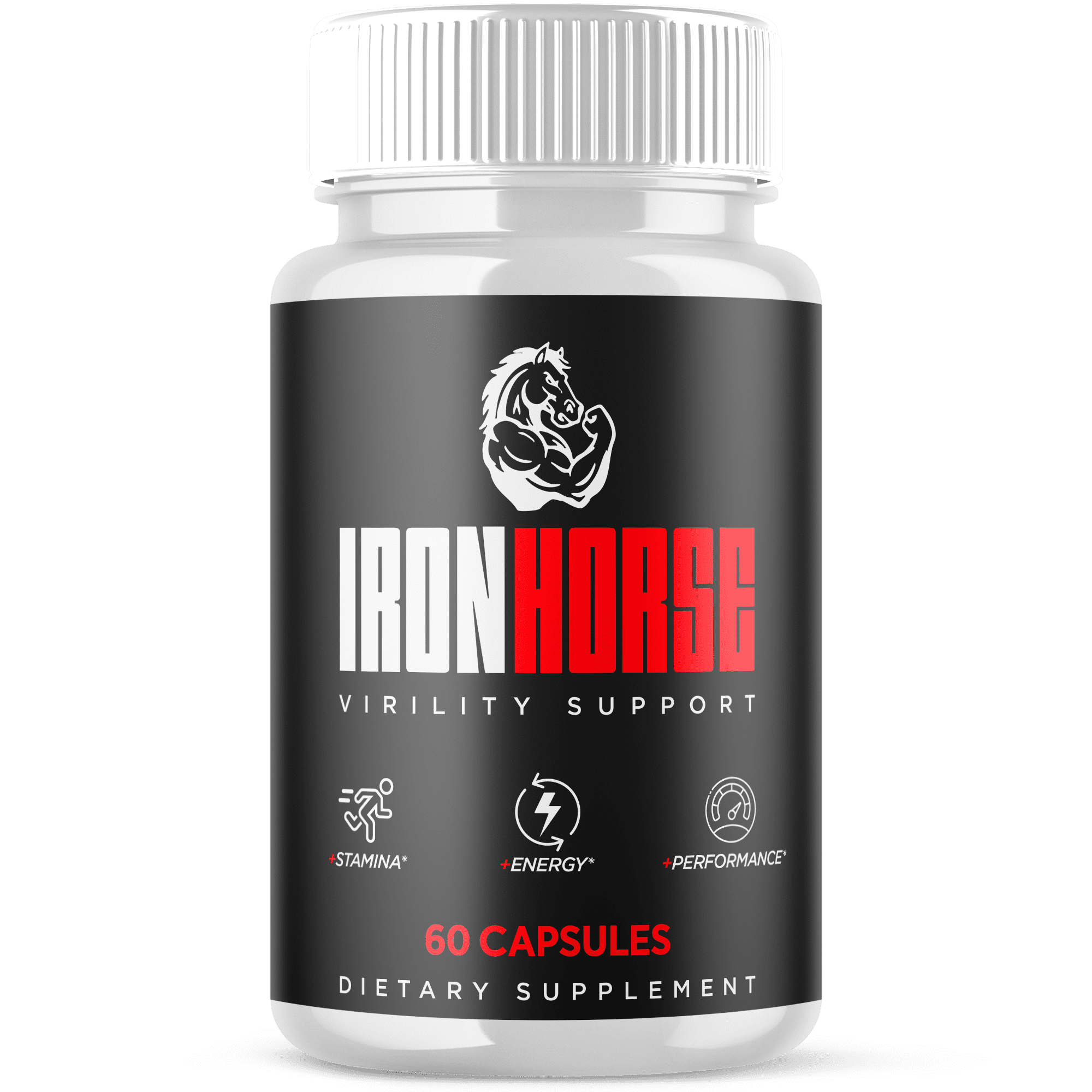 Iron Horse Advanced Formula Pills All Natural Vitamin Supplement IronHorse 60 Capsules