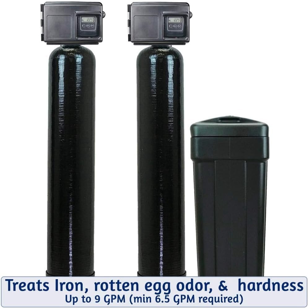 Iron, Hydrogen Sulfide (Sulfur), Manganese, Hardness - 9 GPM