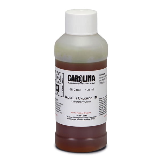 Iron (Iii) Chloride Solution, 1 M, Laboratory Grade, 100 Ml